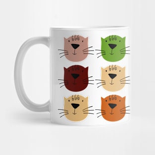 Cats Colored Mug
